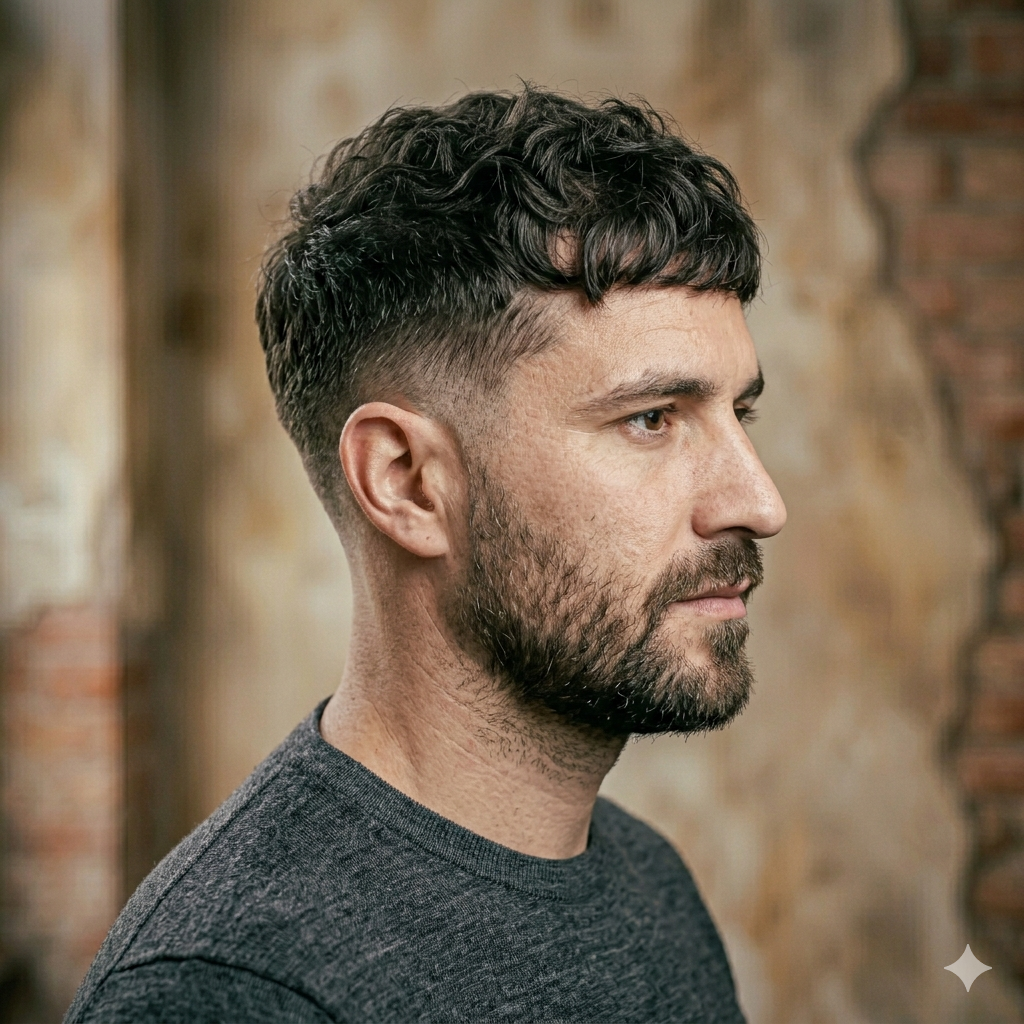 Pánsky strih - moderný fade s úpravou brady